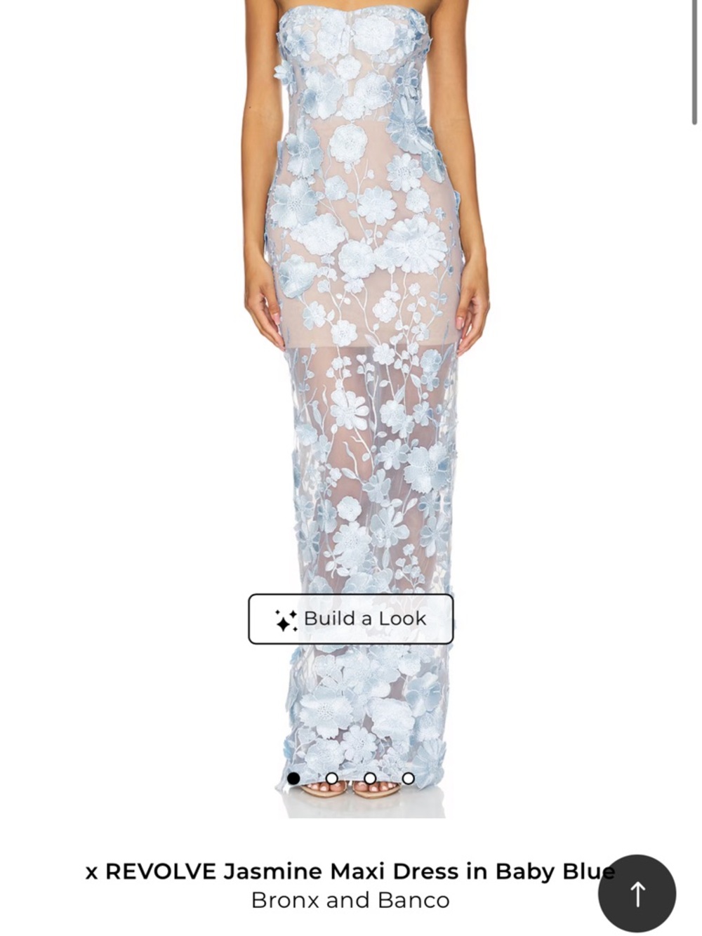 XRevolve Jasmine maxi dress baby blue 
Currently 780 on revolve